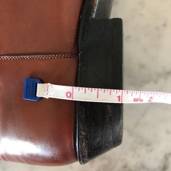 TONY LAMA Basket Weave Upper Leather Brown Pointed Toe Pull On Ladies Bo… - Picture 15 of 17